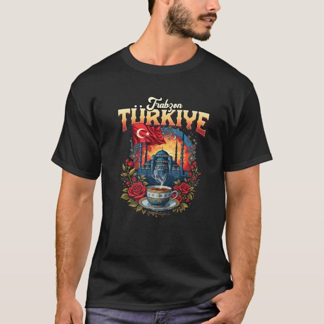 T-shirt Trabzon T rkiye Drapeau Turquie souvenir cadeaux d (Devant)