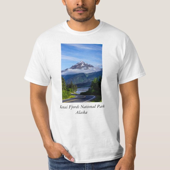T-shirt Tracé en Alaska (Devant)
