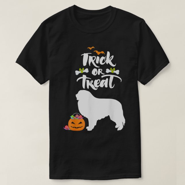 T-shirt Trace Ou Traiter Le Chien Des Grands Pyrénées Hall (Design devant)