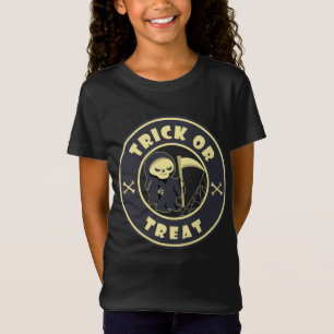 T-Shirt Tracer ou traiter Grim Reaper starbucks logo café