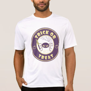 T-shirt Tracer ou traiter l'araignée halloween style T-