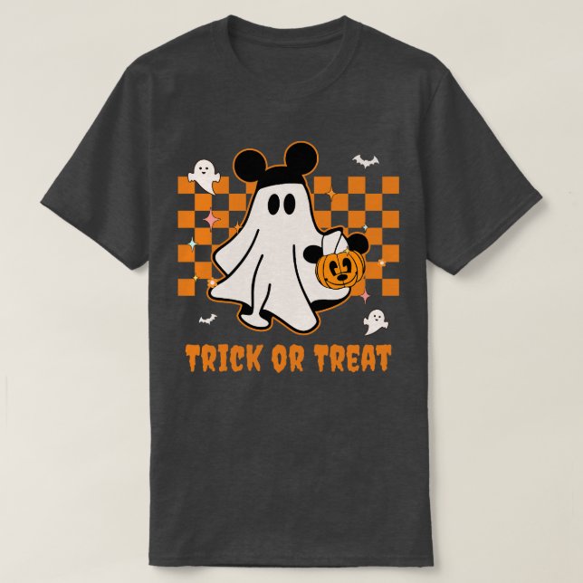 T-shirt Tracer Ou Traiter Le Fantôme (Design devant)