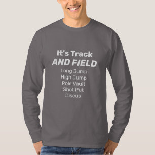 T-shirt Track AND FIELD - les lanceurs et les cavaliers so