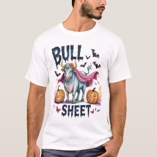 T-shirt Tract de Halloween, Vache fantôme drôle