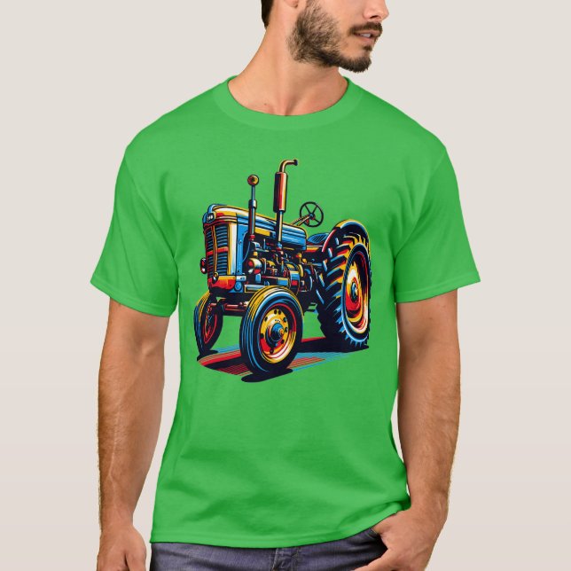 T-shirt Tracteur agricole (Devant)