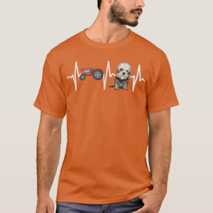 T-shirt Tracteur agricole Dandie Dinmont Terrier Heartbeat