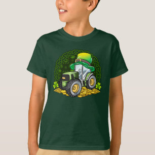 T-shirt Tracteur agricole irlandais Jour de l'Saint Patric