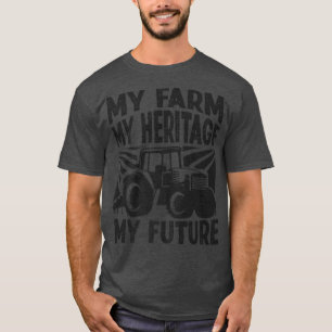 T-shirt Tracteur agricole Ma ferme Mon patrimoine Mon aven