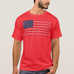T-shirt Tracteur agricole pour hommes Juillet 4 Juillet Dr