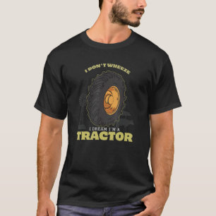 T-shirt Tracteur agricole Rancher fermier amusant à roues