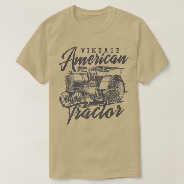 T-shirt Tracteur agricole vintage Ferme agricole (Design devant)