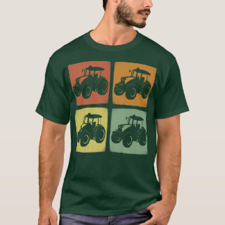 T-shirt Tracteur agricole vintage Rétro Fermier