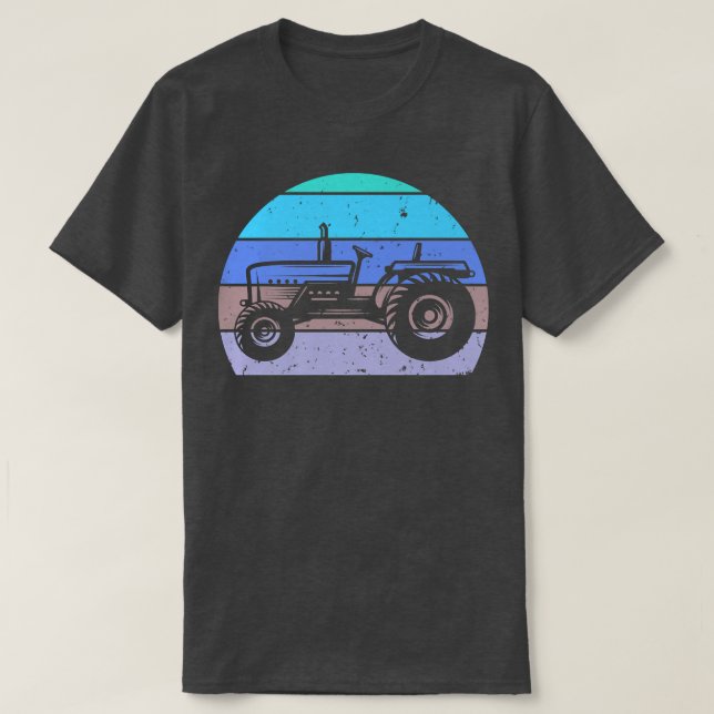 T-shirt Tracteur agricole vintage Tracteur agricole Rétro  (Design devant)
