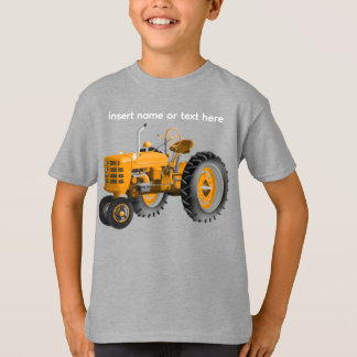 T-shirt Tracteur avec nom ou espace de texte