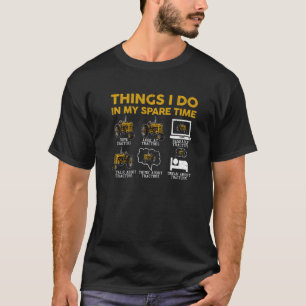 T-shirt Tracteur Ce Que Je Fais Dans Mes Tracteurs De Temp