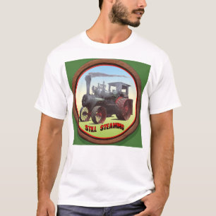 T-shirt Tracteur coque "Toujours à la vapeur"