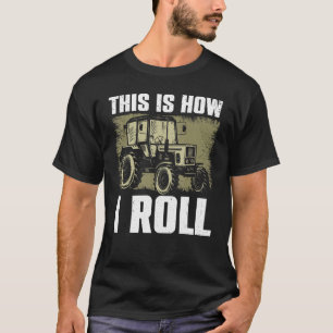 T-shirt Tracteur d'agriculture cool Art pour hommes Tracte