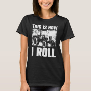 T-shirt Tracteur d'agriculture cool Art pour hommes Tracte