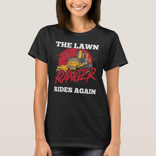 T-shirt Tracteur De Ranger De Pelouse Pour Landscaper Mowe (Devant)