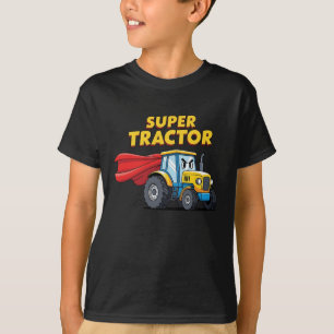 T-shirt Tracteur de super-héros drôle
