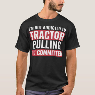 T-shirt Tracteur de traction drôle de tracteur engagé enve