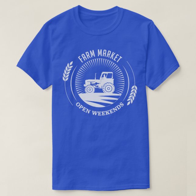 T-shirt Tracteur du marché agricole (Design devant)