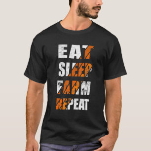 T-shirt Tracteur Ferme Agriculteur Agriculture Vache Agric