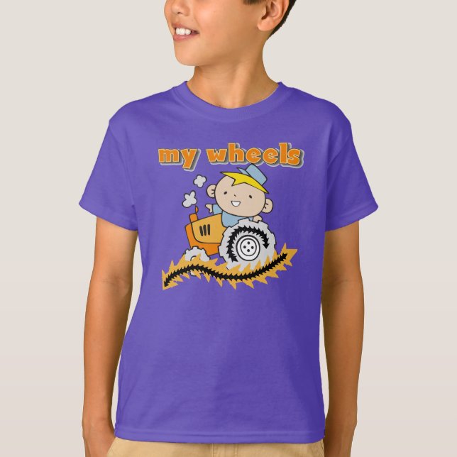T-shirt Tracteur mes roues (Devant)