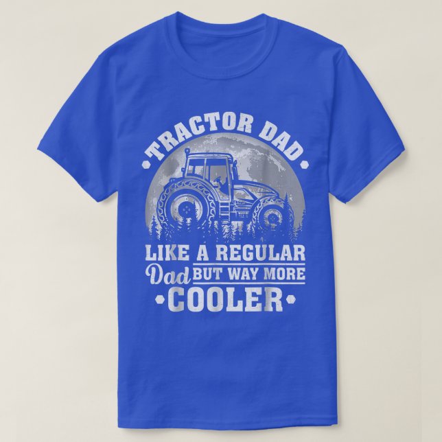 T-shirt Tracteur Papa Comme Un Père Régulier Drôle Tracteu (Design devant)