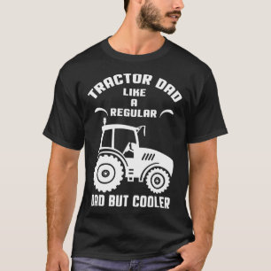 T-shirt Tracteur Papa Comme Un Père Régulier Mais Glacière
