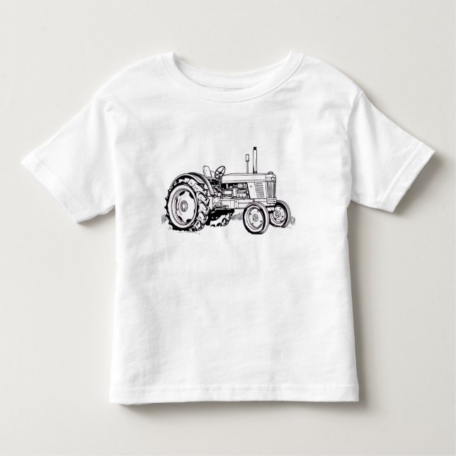 T-shirt tracteur pour enfants - Tee graphique de l (Devant)
