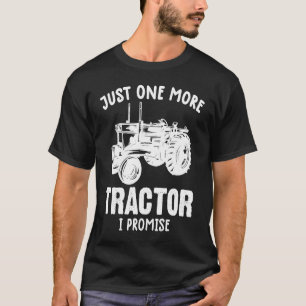T-shirt tracteur pour hommes Juste un tracteur de plus Je