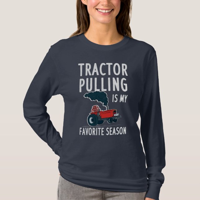 T-shirt Tracteur Pulling Farm Worker Funny Farming Gag (Devant)