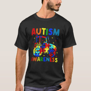 T-shirt Tracteur Puzzle pour Enfants de la sensibilisation