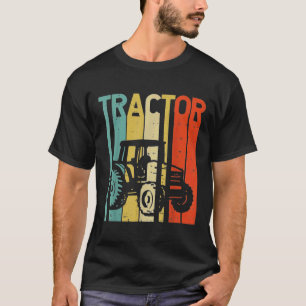 T-shirt Tracteur Rétro Ferme Camion Agriculture Vie Agrico