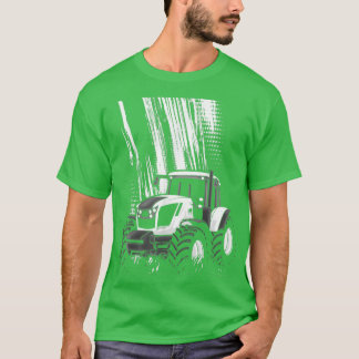 T-shirt Tracteur Rétro Tracteur Vintage Fermier Tracto