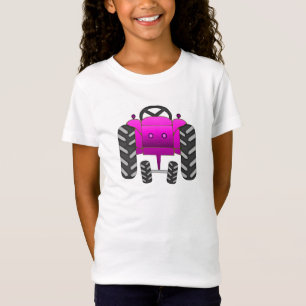 T-Shirt Tracteur rose