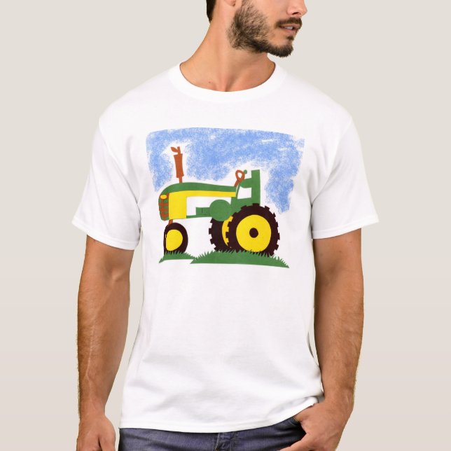 T-shirt Tracteur sous Blue Sky (Devant)