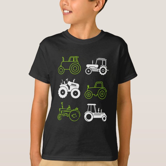T-shirt Tracteur tracteur agriculteur agriculteur champ (Devant)