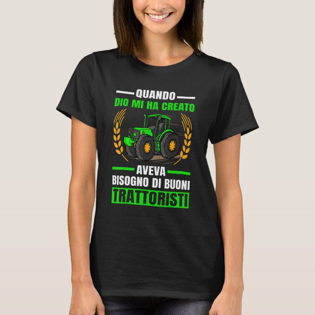 T-shirt Tracteur Tracteur Coupons Agriculture (Devant)