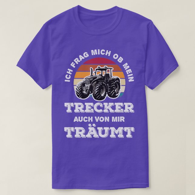 T-shirt Tracteur Tracteur De Cadeaux Paysans Aussi Un Mich (Design devant)