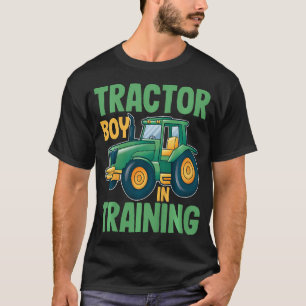 T-shirt Tracteur Tracteur Garçon En Formation Garçons Trac