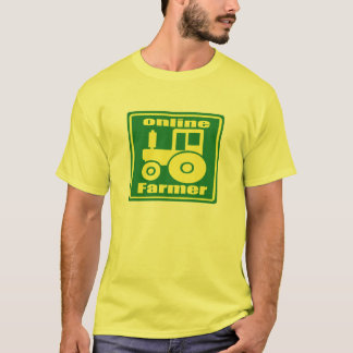 T-shirt tracteur vert