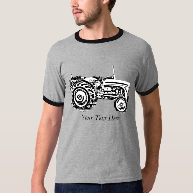 T-shirt tracteur vintage Gray massey fergison (Devant)
