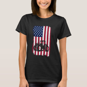 T-shirt Tracteurs Agricoles Hommes Femmes Garçons USA Drap