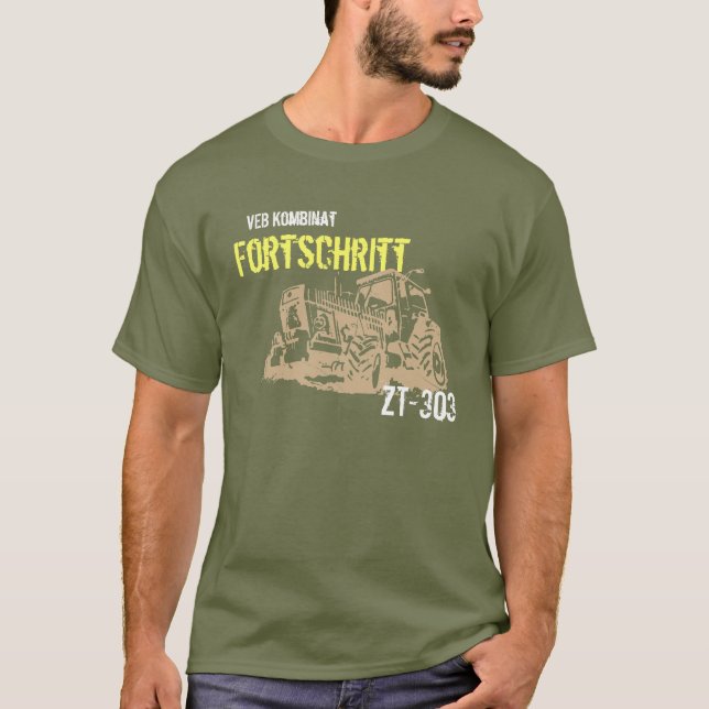 T-shirt Tracteurs de design publicitaire (Devant)