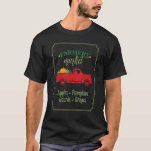 T-shirt Tracteurs du marché agricole Agriculture