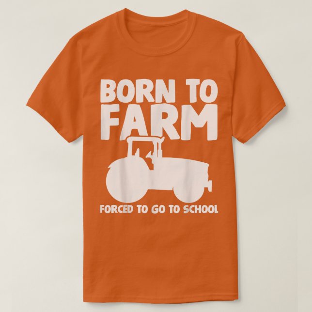 T-shirt Tractor Farm Farmer Farming  (Design devant)