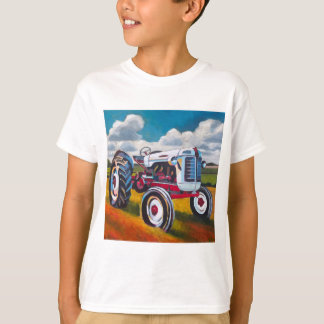 T-shirt Tractor Painting - Gift for Tractor Enthusiasts