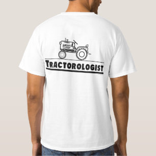 T-shirt Tractorologue de course de tracteurs amusants